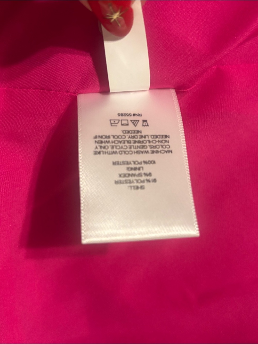 Express Women's Hot Pink Single-Button Blazer Jacket size small - Picture 4 of 4